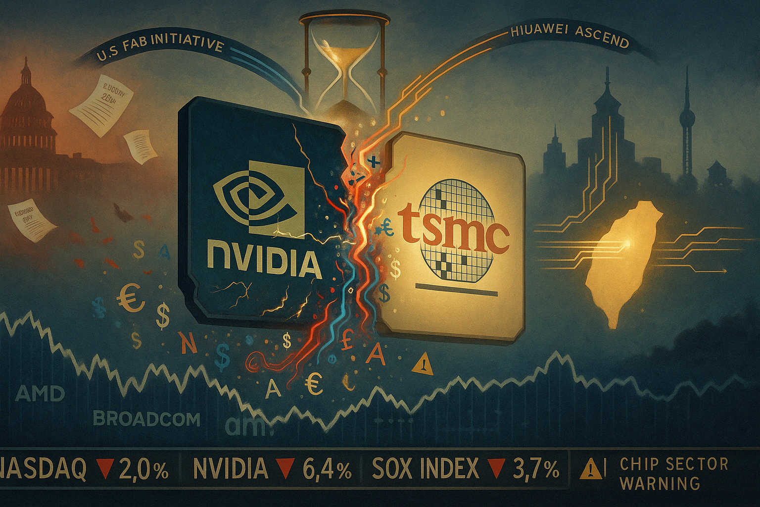 Nvidia Takes $5.5B Hit as Global Chip Battle Heats Up