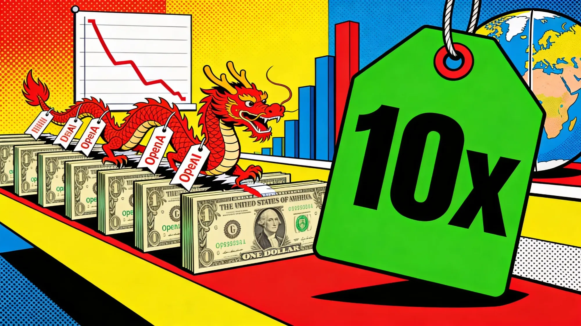 DeepSeek V4 pricing and Huawei silicon illustration