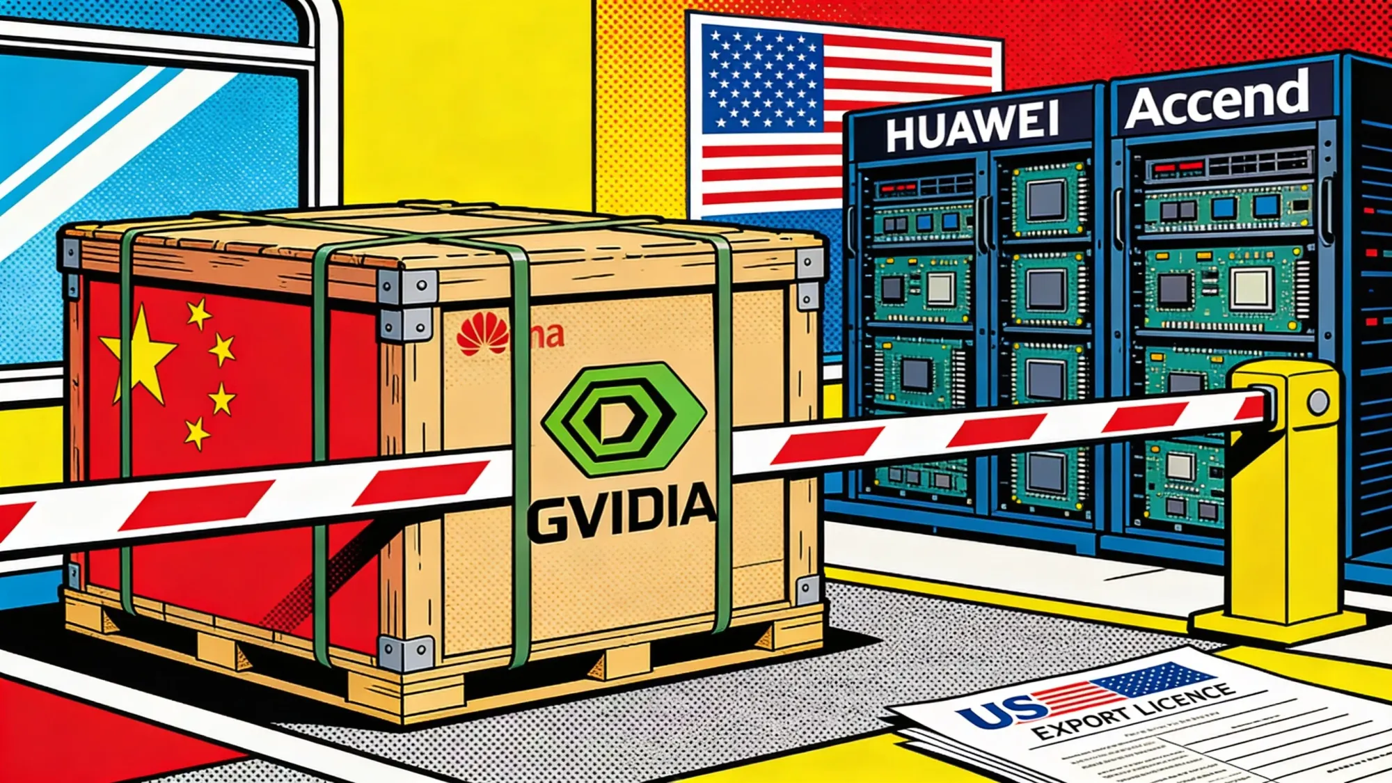 Nvidia GPU crate stopped at a China customs checkpoint