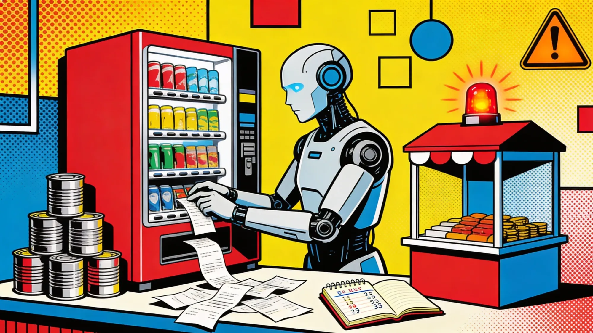 AI agent running a vending machine as an operational stress test