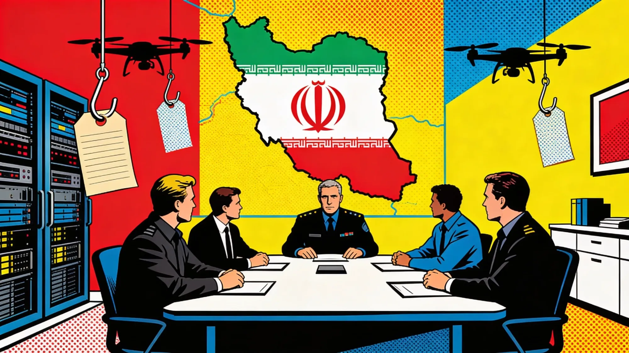 Iran AI cyber operations room