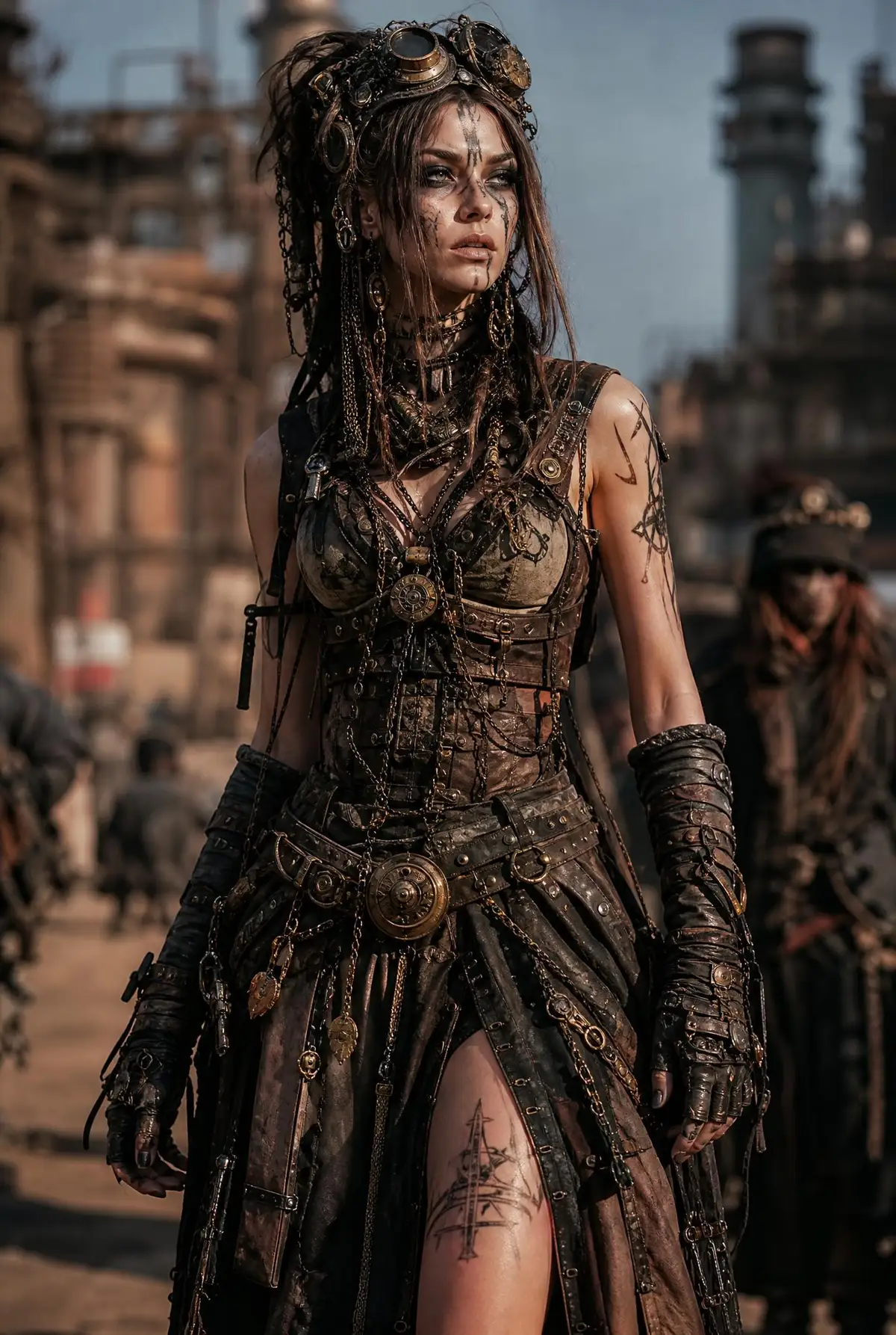 Cyberpunk silkpunk biopunk dieselpunk solarpunk warpunk horrorpunk fashion image