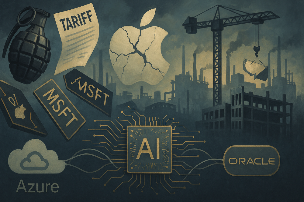 🚨 Tech Giants Face Double Trouble - Trump's Trade War & Microsoft's Cold Feet