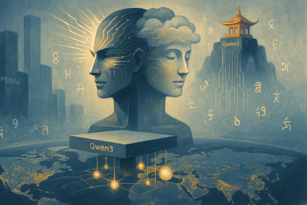 Qwen3 Brings Two-Speed Thinking to AI Language Models