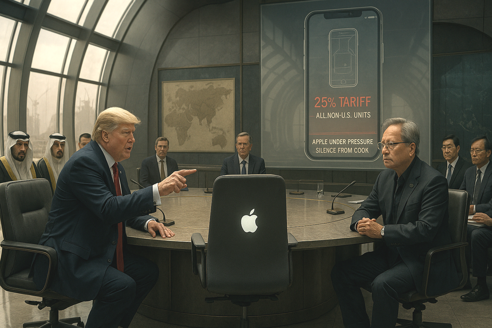 When the CEO Skips the Photo Op: Trump's iPhone Revenge