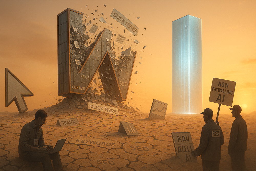 The Link Economy Is Dying—Can News Sites Survive the Shift to AI Search?