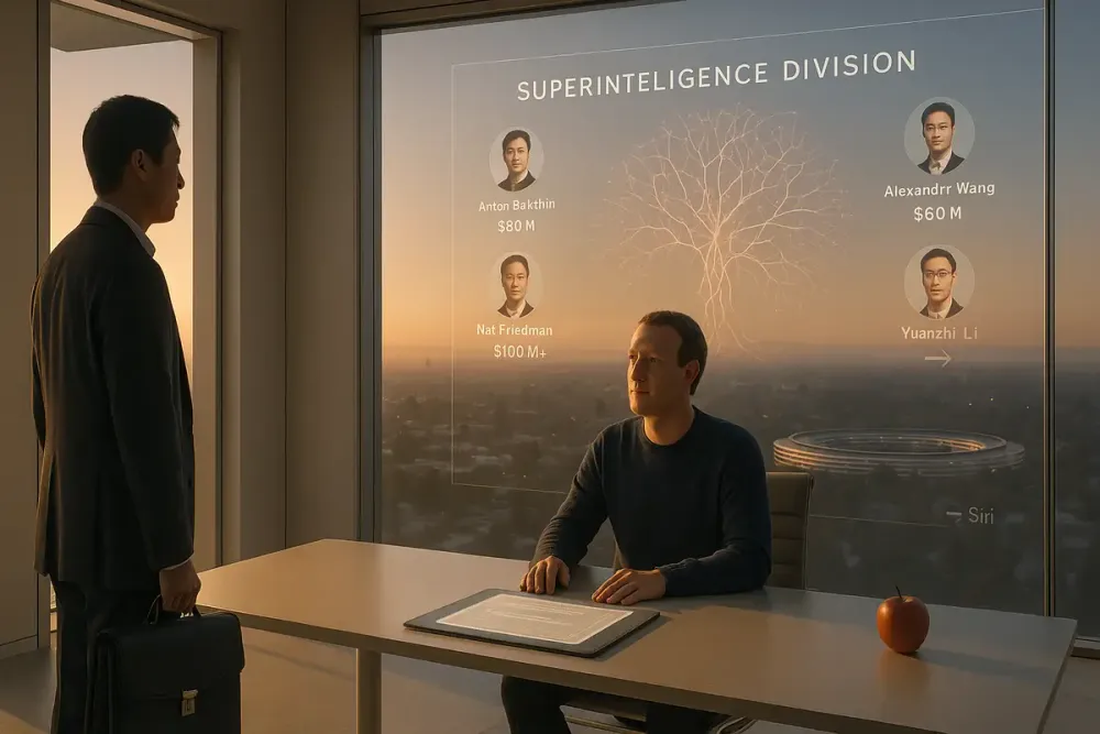 Meta Raids Apple’s AI Ranks, Luring Key Executive With Multimillion-Dollar Deal