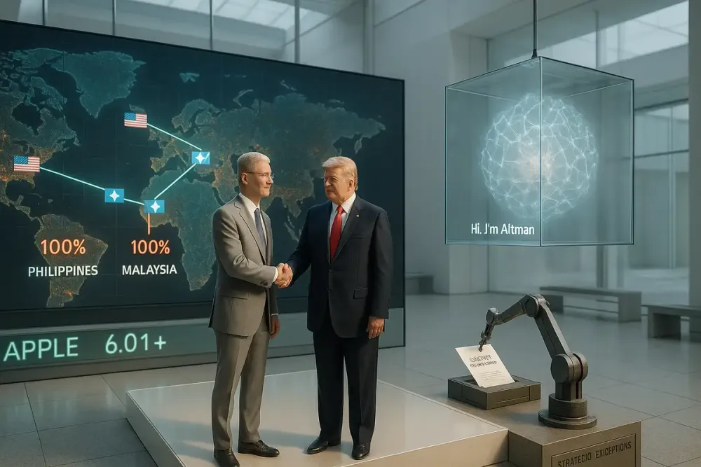 GPT-5 Ships, Apple Rallies, Tariffs Fizzle—Just Another Thursday in Tech