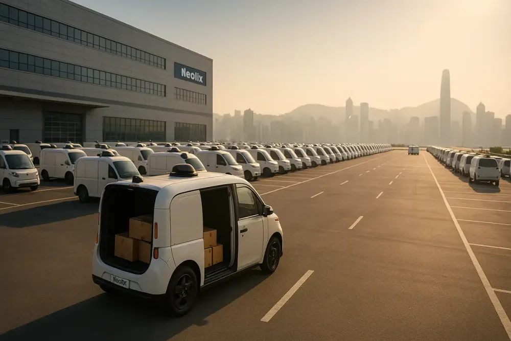 Neolix closes $500M round as robovan economics flip delivery math