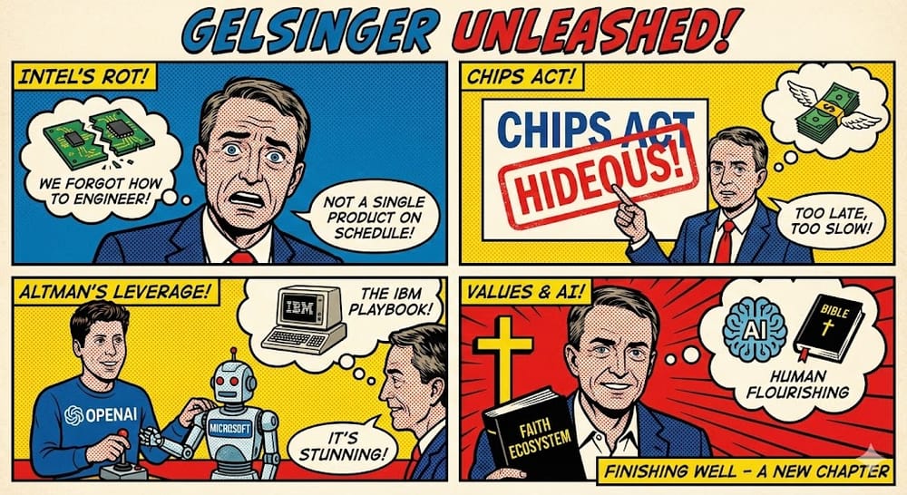 Pat Gelsinger's Exit Interview Reveals Silicon Valley's Uncomfortable Truths