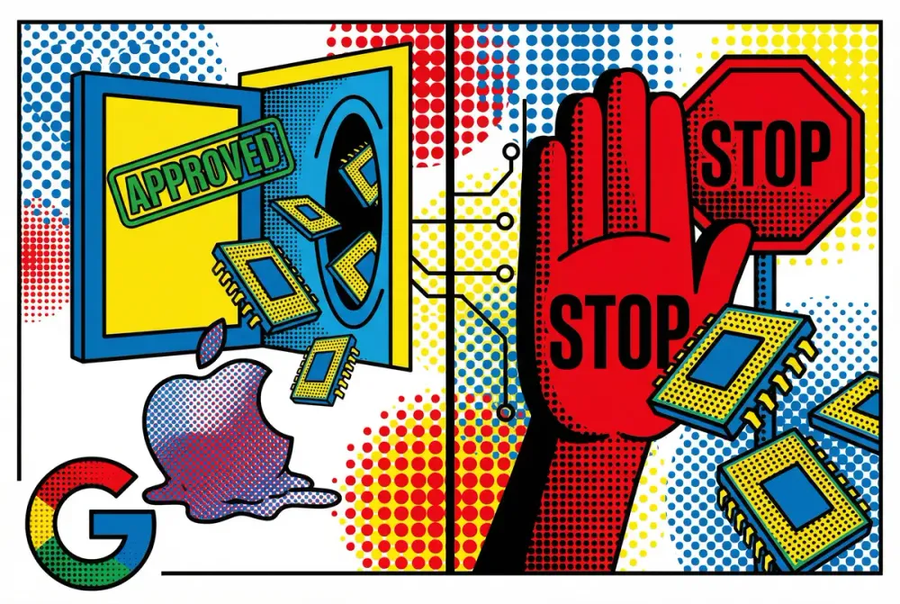 Trump Ships Chips. Apple Ships Control.