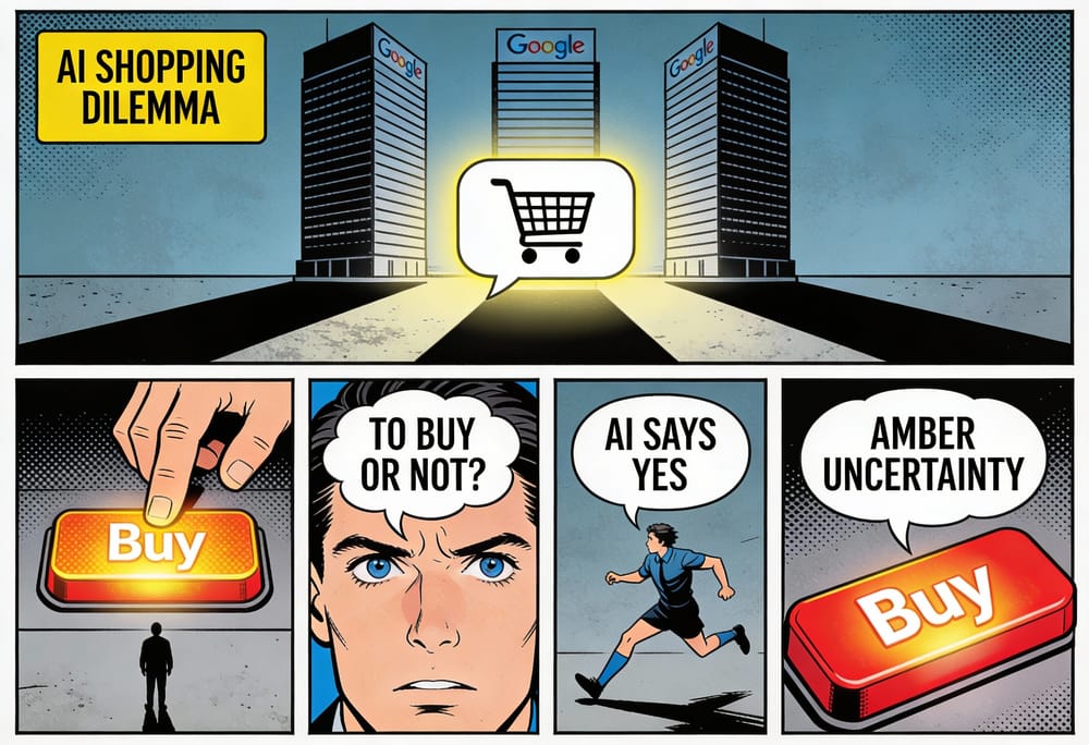Google Wants the Buy Button. Amazon Is Suing to Keep It. Consumers Don't Trust Either.