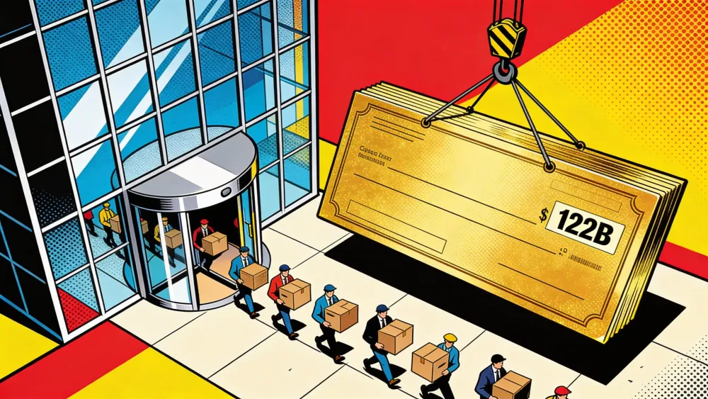 $122 Billion In. Thousands Out.