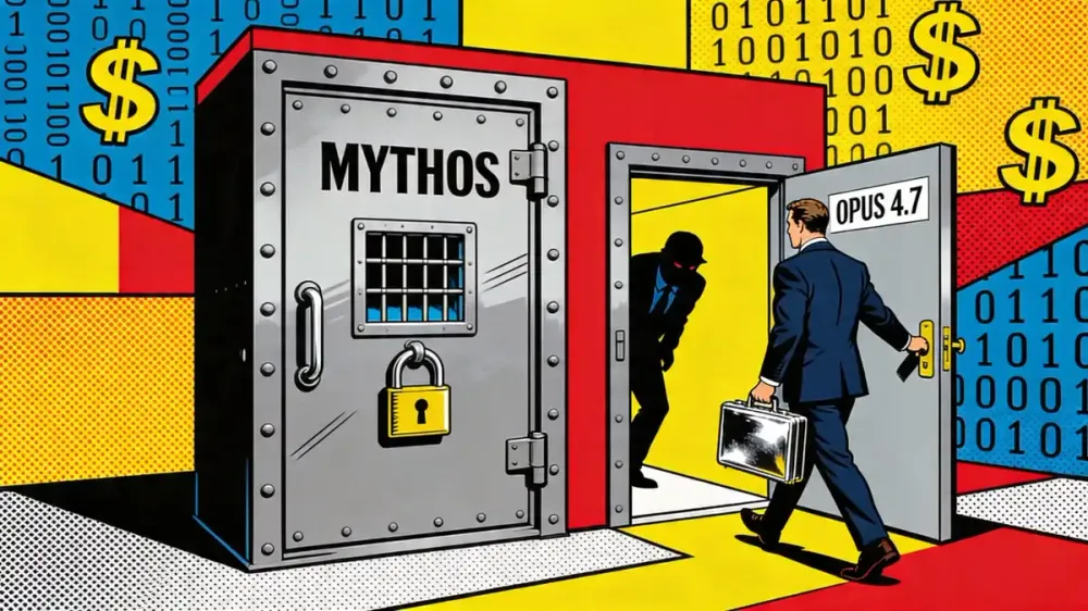 Opus 4.7 ships. Mythos stays home. China's giveaways start paying.