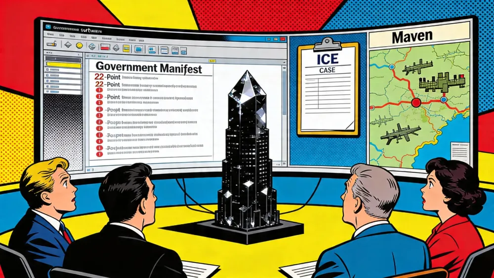 Palantir Posts 22-Point Manifesto as ICE and Maven Scrutiny Mounts