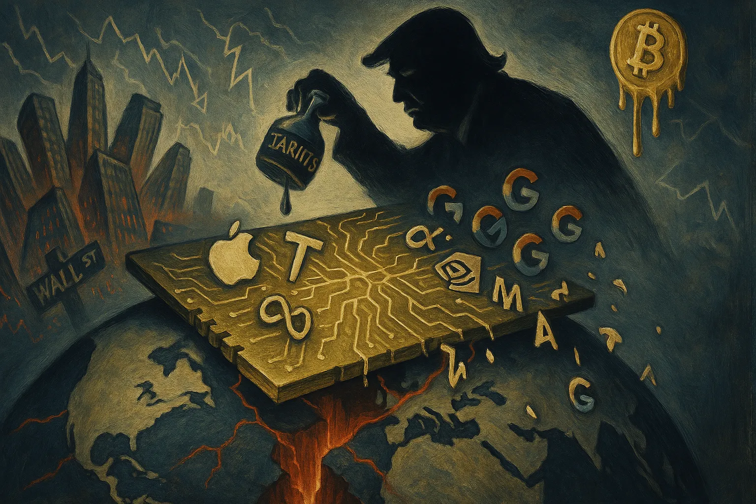 Tech Stocks Plunge as Trump's Tariffs Spark Global Market Chaos