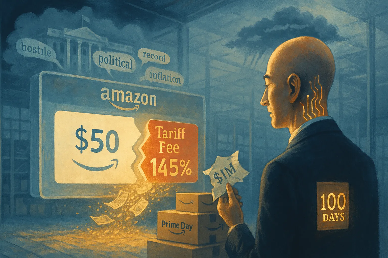 White House Fumes as Amazon Plans to Show Trump Tariff Costs