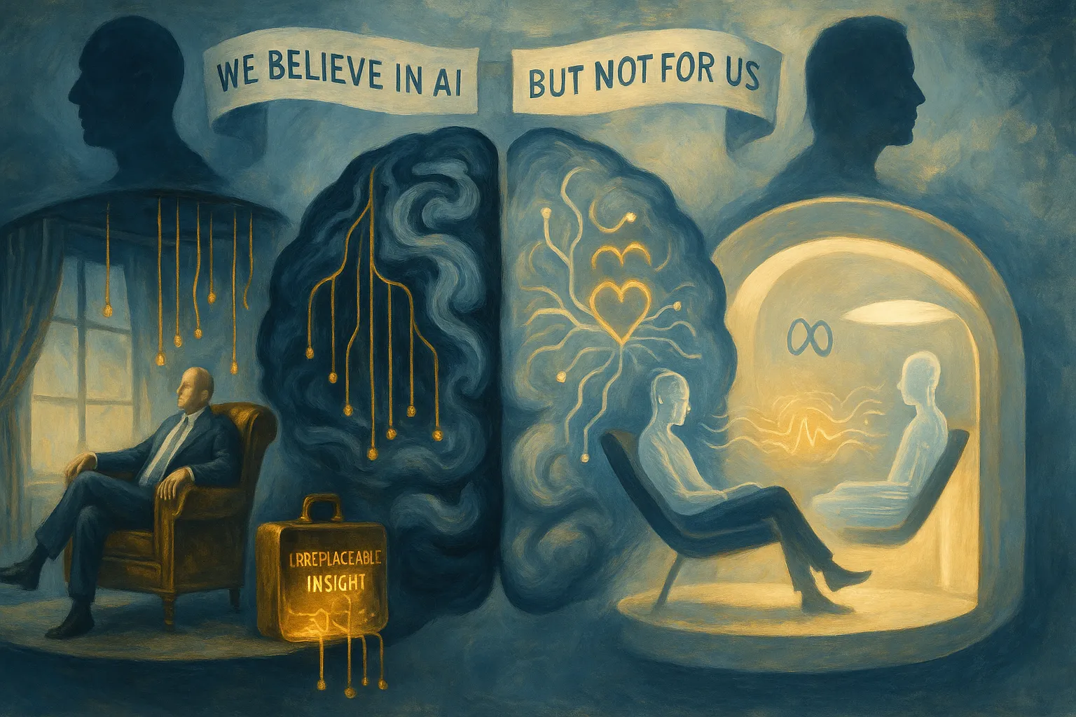 🤖 Silicon Valley's Split Personality - VCs Can't Be Replaced, But Your Therapist Can