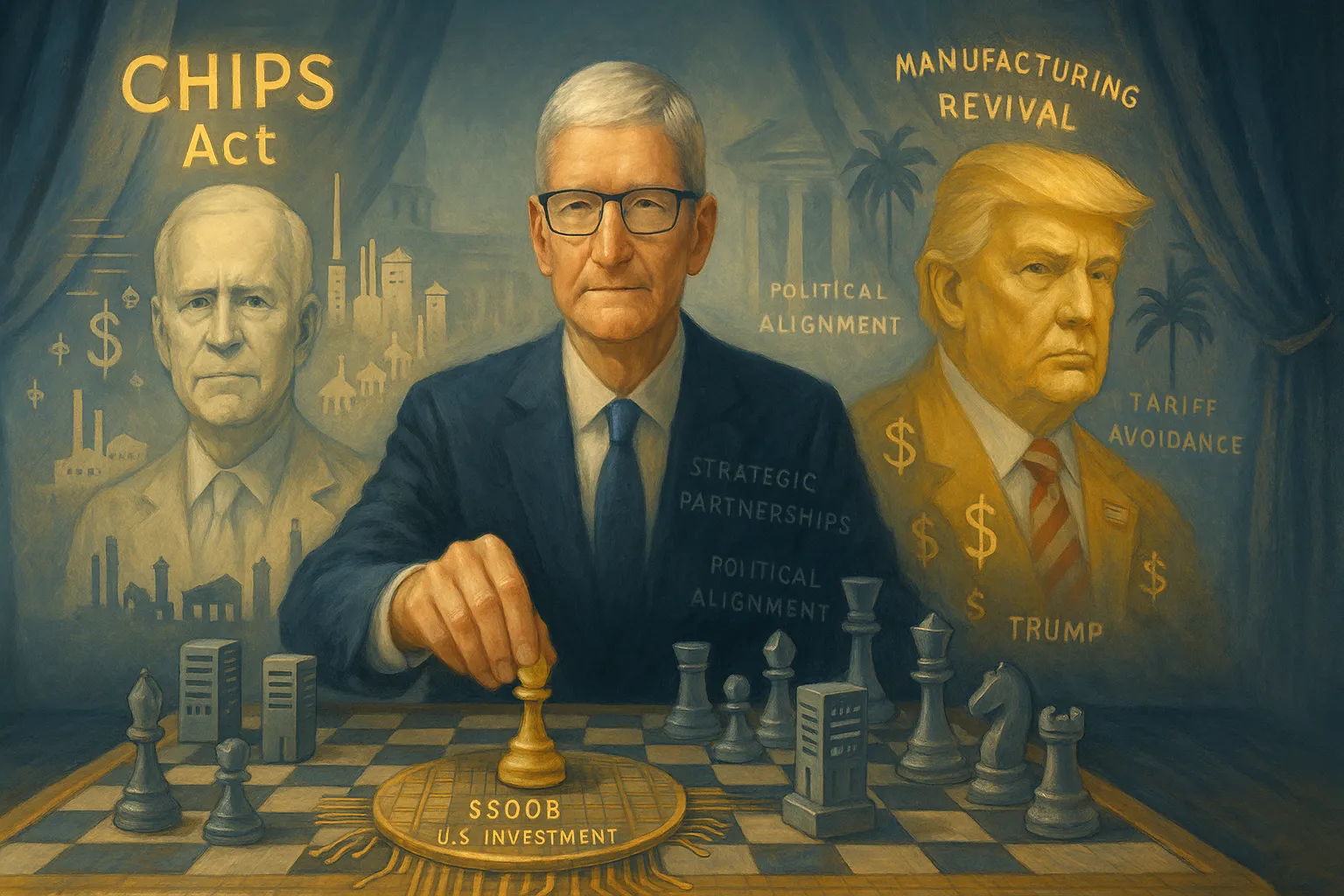 Tim Cook Thanks Wrong President for US Chip Manufacturing