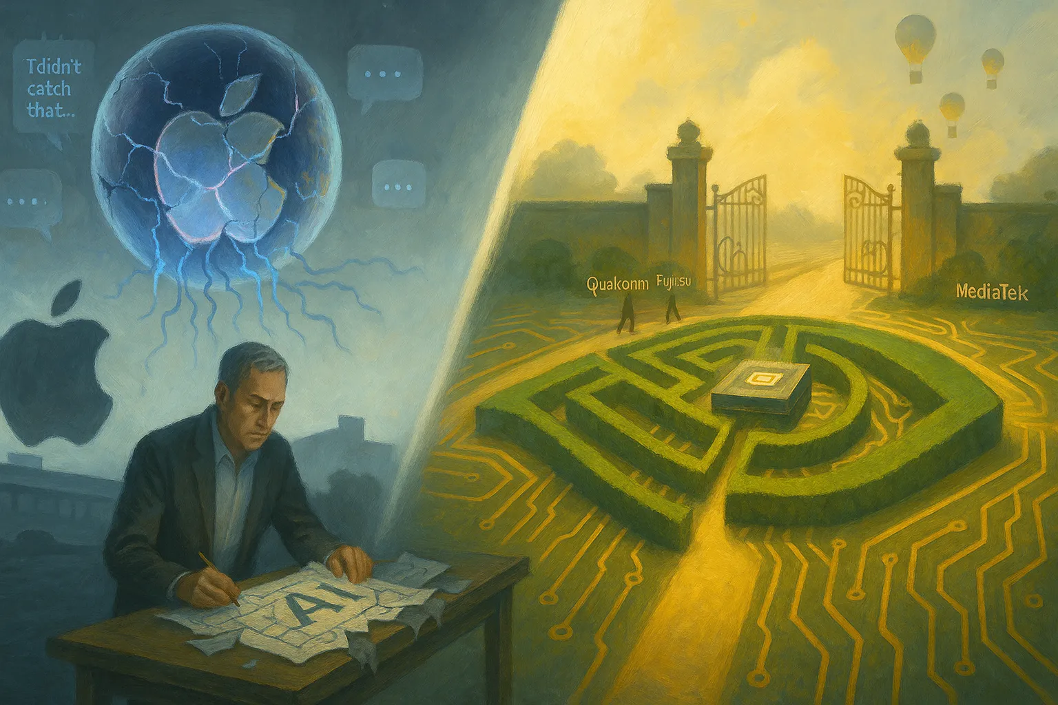 Apple Stumbles, Nvidia Shares: A Tale of Two AI Strategies