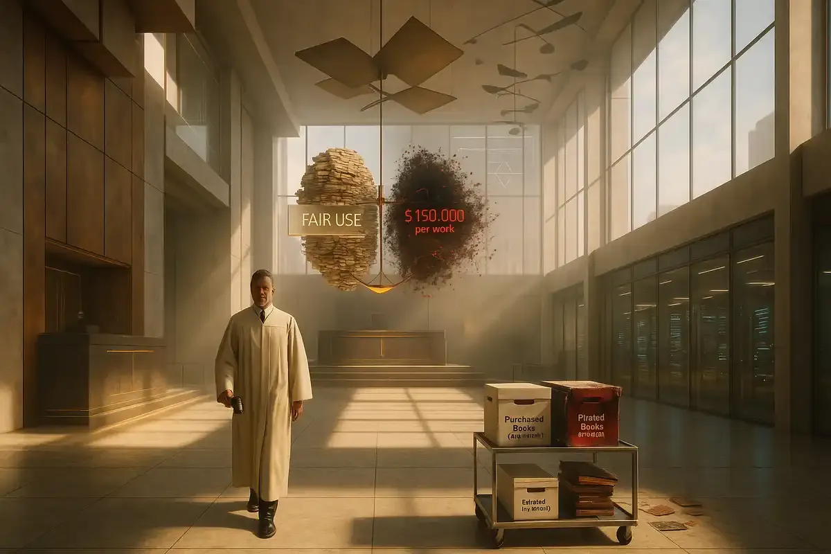 AI Copyright Win: Buy Books Legally, Avoid Piracy Penalties