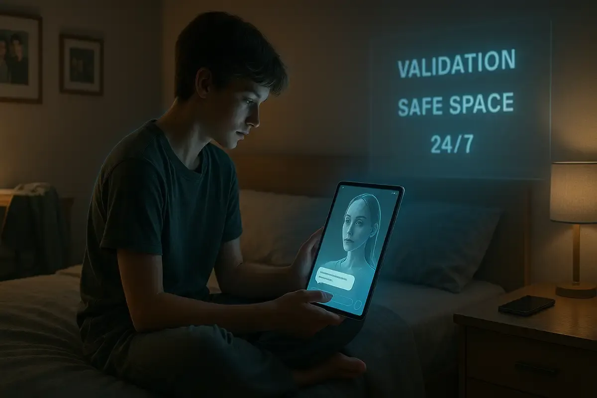 Most US Teens Now Confide in AI Instead of Humans