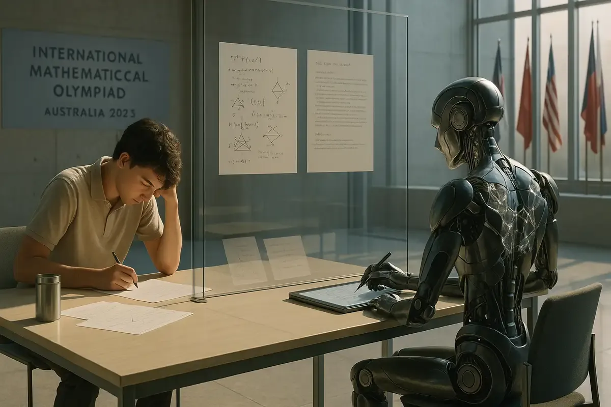 AI Wins Gold at Math Olympiad While ChatGPT Can't Get Bronze