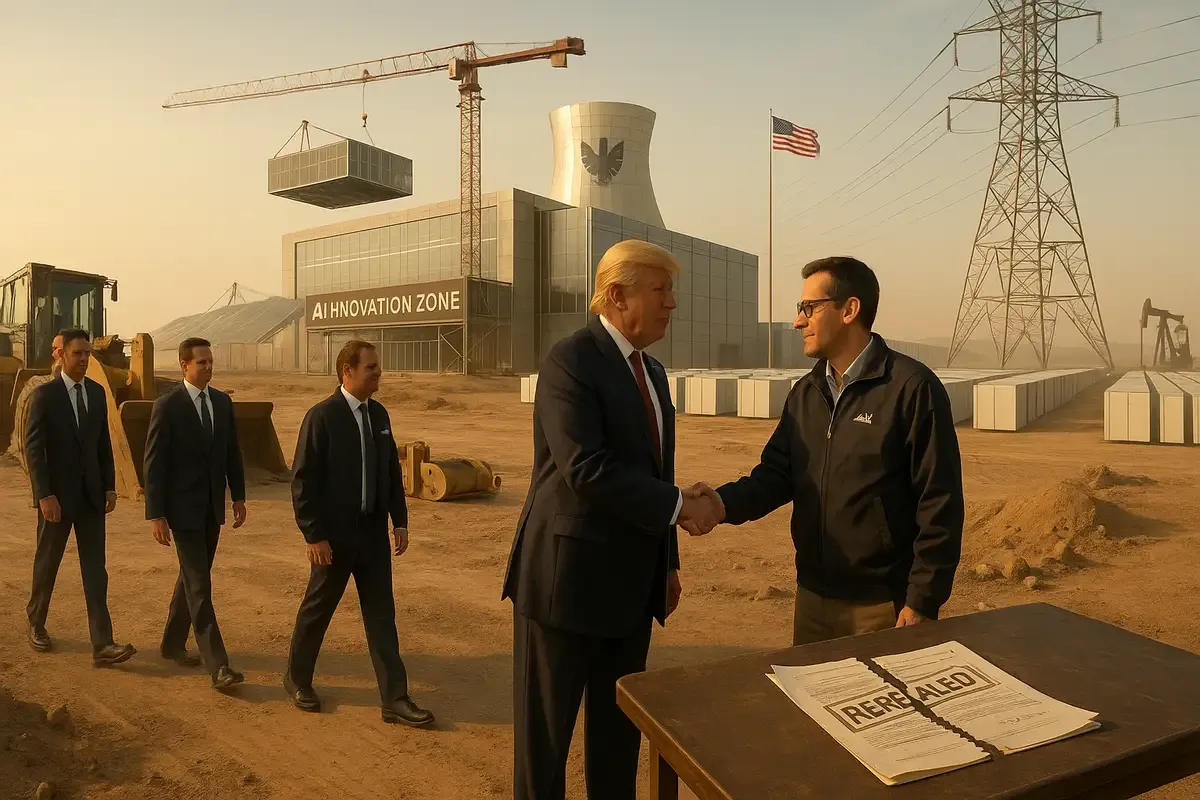 Trump Ditches AI Safety Rules to Beat China in Tech Race