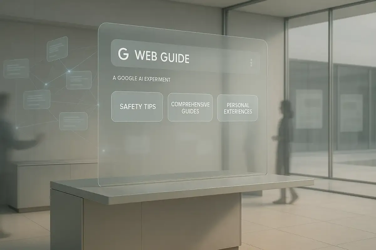 Google's Web Guide Sorts Search Results with AI