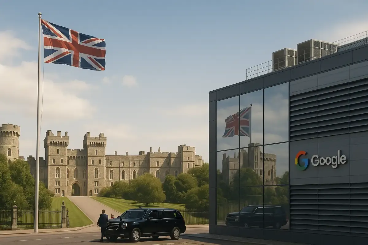 Google Times £5bn UK AI Drop With Trump's Visit
