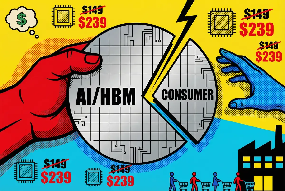 The Silicon Squeeze: How AI Is Cannibalizing Tech Supply
