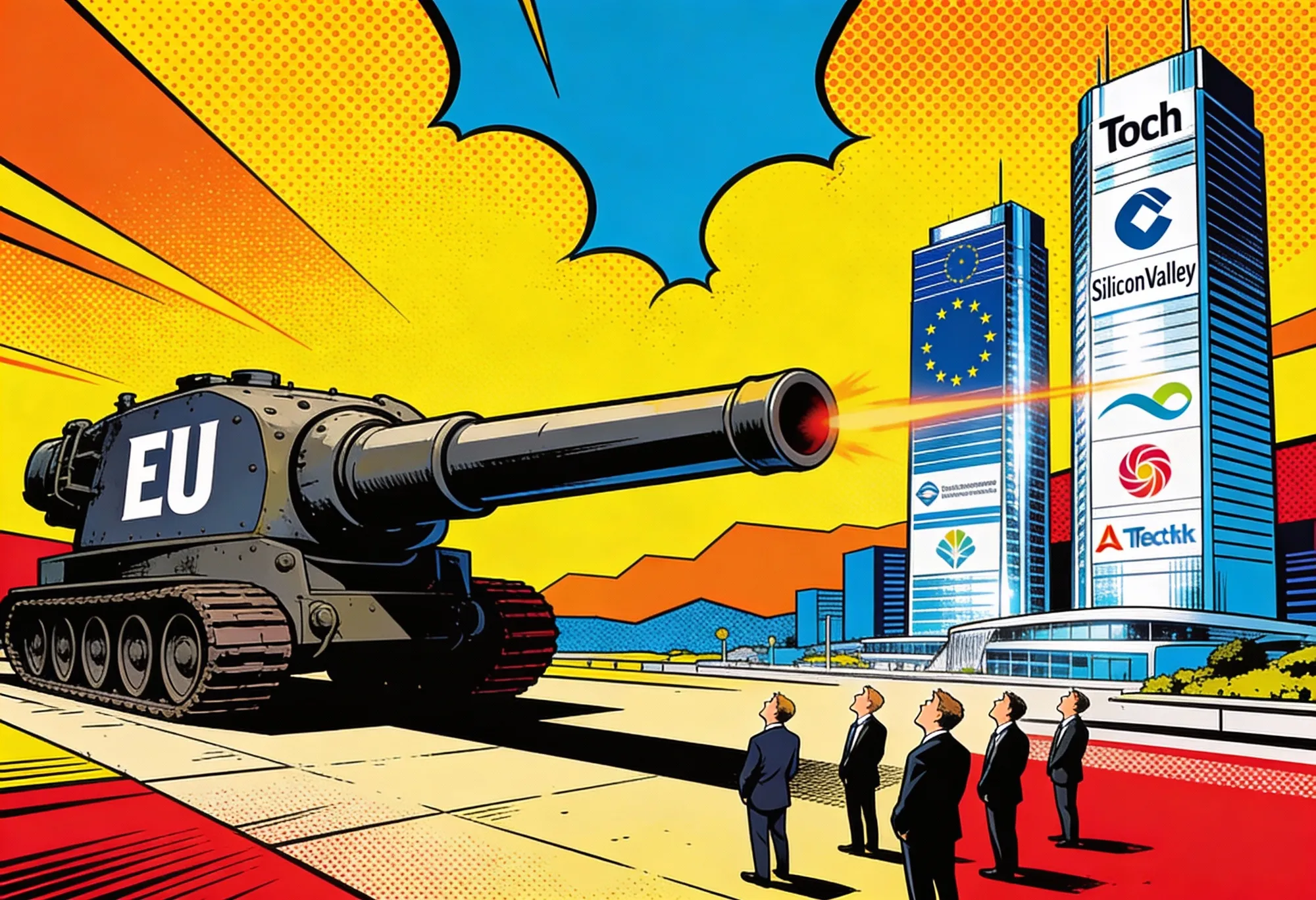 Europe Aims at Silicon Valley. The IMF Sees 2001.