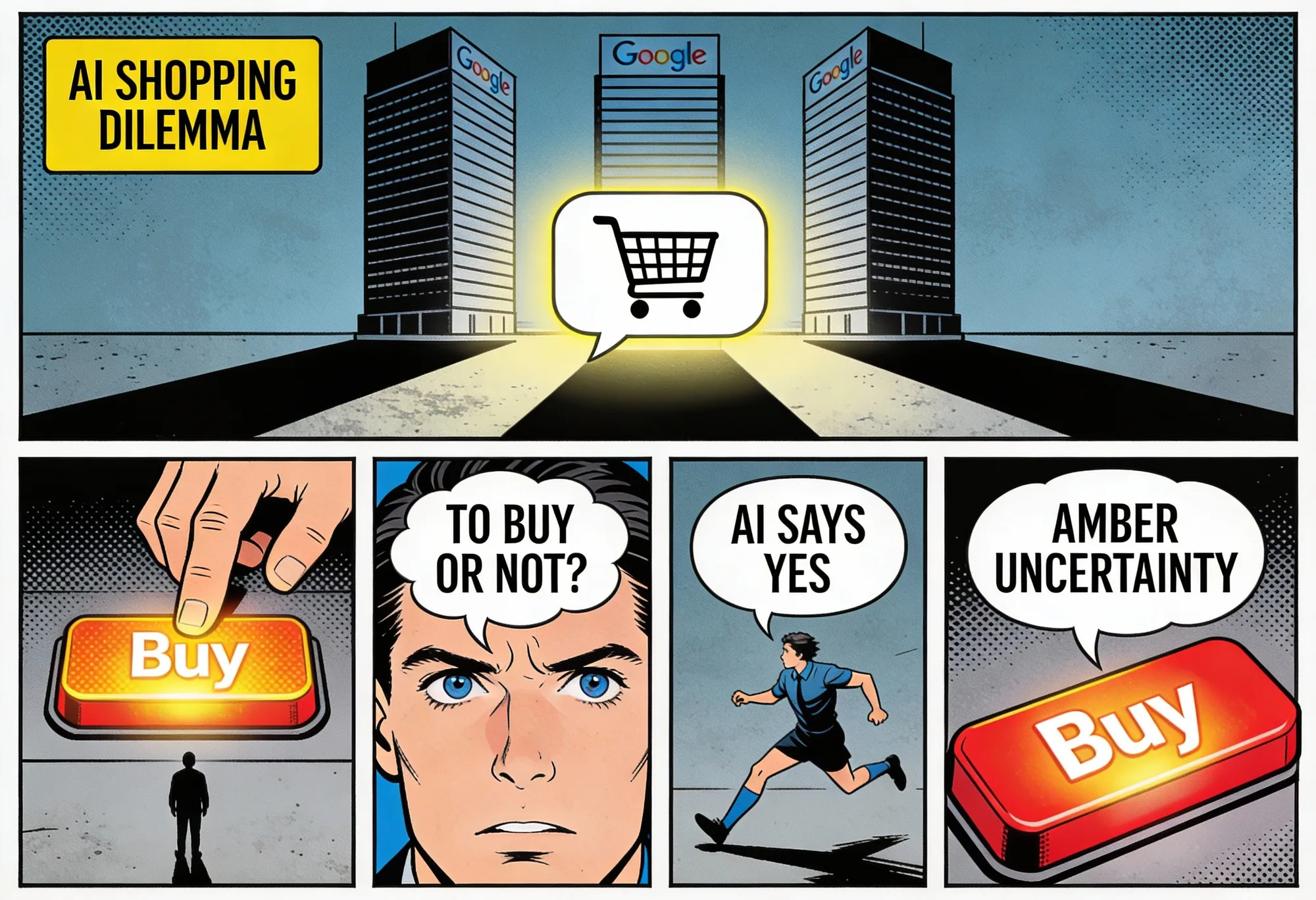Google Wants the Buy Button. Amazon Is Suing to Keep It. Consumers Don't Trust Either.