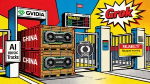 Nvidia Loses China. Suno Meets the Gatekeepers. Mistral Climbs.