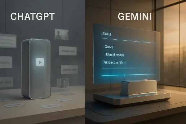 Why Gemini Beats ChatGPT at YouTube Analysis—By Watching the Video