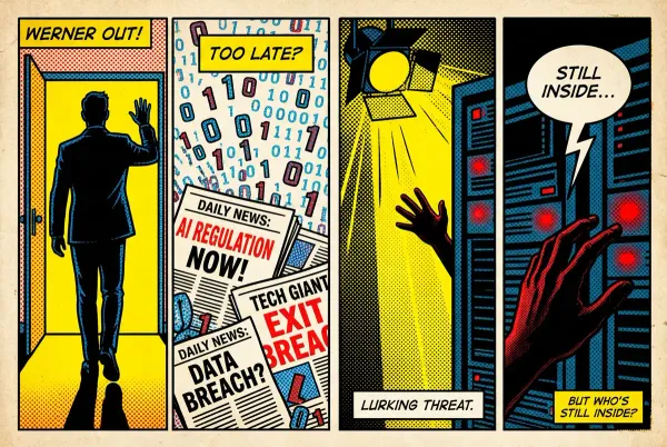 Werner Walks Out. The Hackers Never Left.