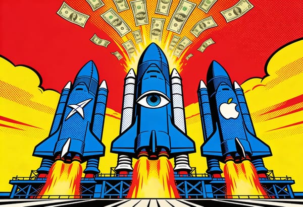 SpaceX Eats xAI. OpenAI Eats Cash. Apple Reads Faces.