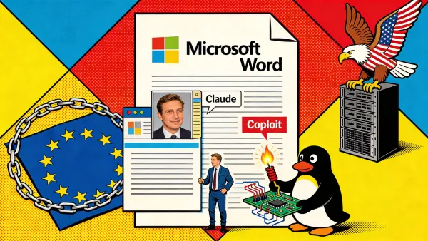 Claude Rents Microsoft's Desk. Linux Names the Fuse. Europe Reads the Fine Print.