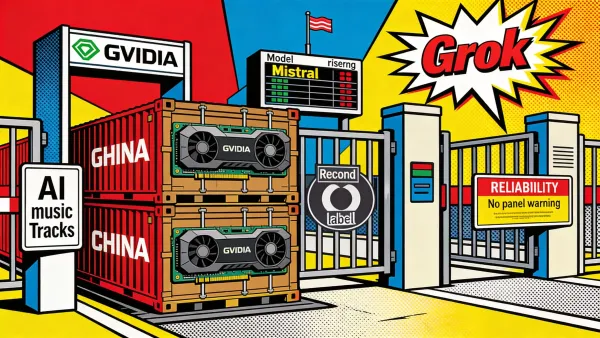 Nvidia Loses China. Suno Meets the Gatekeepers. Mistral Climbs.